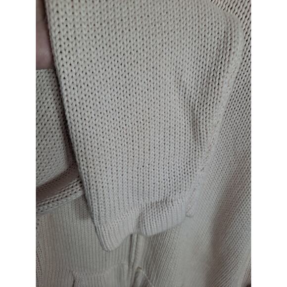 Chico's‎ Women's Cream Ramie Blend Long Sleeve Full-Zip Sweater Jacket Size 2 - Picture 7 of 8